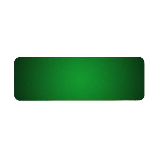 Koel korrelig groen-zwart vignetteffect etiket (Voorkant)