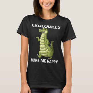 Koel krokodil voor mannen Alligator Reptile Ani T-shirt