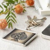 Koel kruipend rek artistieke pokerluis sleutelhanger (Zijkant)