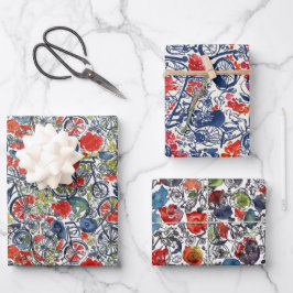 Koel kunstzinnig kleurrijk fiets schets waterverf  inpakpapier vel