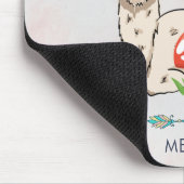 Koel lama in een zonnebril met een hoge zonnebril muismat (Hoek)