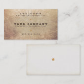 Koel  land Westerne Sunburst Visitekaartje (Voorkant / Achterkant)