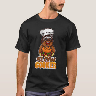 Koel langzaam koker   Funny Sluggish Cooking Sloth T-shirt