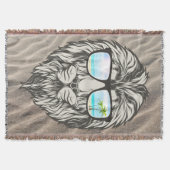 Koel leder met zomerzonnebrillen deken (Voorkant)