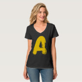 Koel Letter A Chipmunks Group Matching Costume Fa T-shirt (Voorkant volledig)