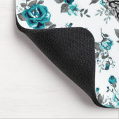 Koel leuke trendy  rozen florale polka-stippen muismat (Hoek)