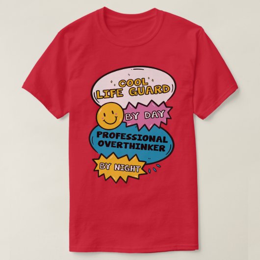 Koel levensbescherming op dag professionele overde t-shirt (Design voorkant)
