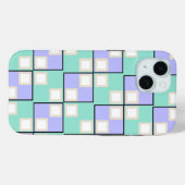 Koel Licht Paarse Vierkanten  Case-Mate iPhone Case (Achterkant (horizontaal))