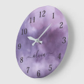 Koel licht Paarse zwarte gotische stijl Grote Klok (Hoek)