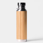 Koel lichtbruin bamboehout waterfles (Rechts)