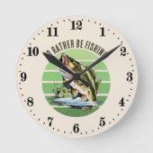 Koel liever vissen Voeg tekst toe Ronde Klok (Voorkant)