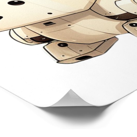 Koel Little Soldier Robot Beer: Ready to Help in S Poster (Hoek)