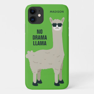Koel Llama-aangepaste naam en draagtassen voor kle Case-Mate iPhone Case