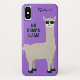 Koel Llama-aangepaste naam en draagtassen voor kle Case-Mate iPhone Case