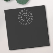 Koel Logo Stijl Monogram | Zwart-wit Post-it® Notes