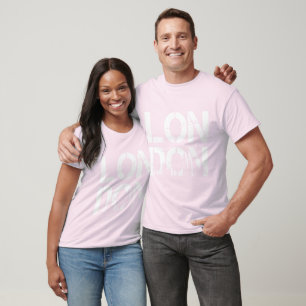 Koel Londen Met beroemde landmarks T-shirt