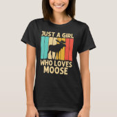 Koel los Kind Moose Alaska Moose Elk Hu T-shirt (Voorkant)
