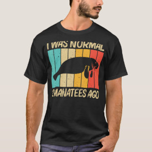 Koel Manateeg voor mannen Zee Koe sparen het Manat T-shirt