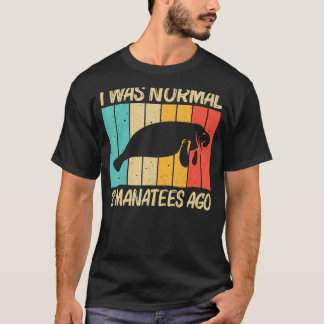 Koel Manateeg voor mannen Zee Koe sparen het Manat T-shirt