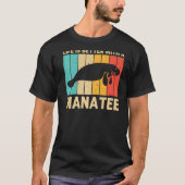 Koel Manateeg voor mannen Zee Koe sparen het Manat T-shirt (Voorkant)
