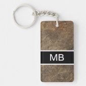 Koel Mannen Monogram Sleutelhanger (Voorkant)