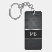 Koel Mannen Monogram Sleutelhanger (Voorkant Links)