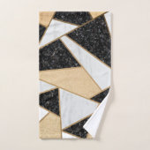 Koel marmeren stenen geometrisch bad handdoek (Handdoek)