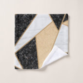 Koel marmeren stenen geometrisch bad handdoek (Wasdoekje)