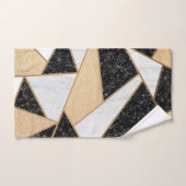 Koel marmeren stenen geometrisch bad handdoek (Handdoek)