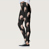 Koel Meisjesgezicht Silhouet Leggings (Links)