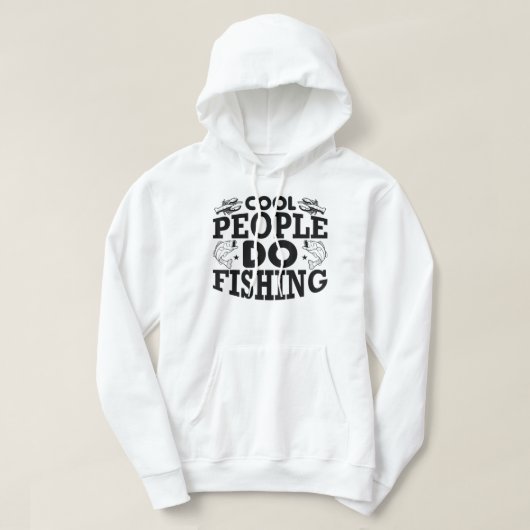 Koel mensen Vist Hoodie (Design voorkant)