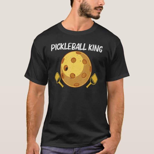 Koel met Pickleball voor mannen jongens met Pickle T-shirt (Voorkant)