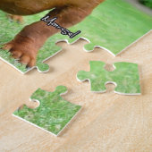 Koel met Sunglass Dachshund hond 110 puzzel Legpuzzel (Zijkant)