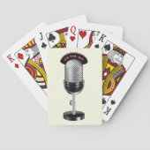 Koel  microfoon pokerkaarten (Achterkant)