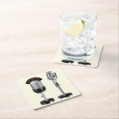 Koel  microfoons kartonnen onderzetters (Insitu)