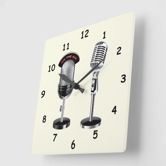 Koel  microfoons vierkante klok (Hoek)