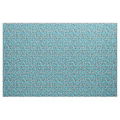 Koel mid-eeuws retro ijsbergstippen stof (Fat Quarter)