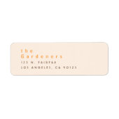 Koel Minimalistisch Label (Voorkant)