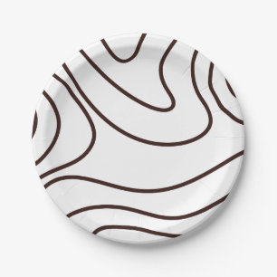 Koel minimalistisch ontwerp papieren bordje