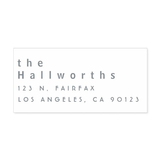 Koel minimalistisch  zelfinktende stempel (Design)