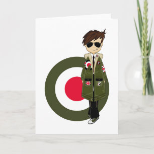 Koel Mod. in Parka en Zonnebril Kaart