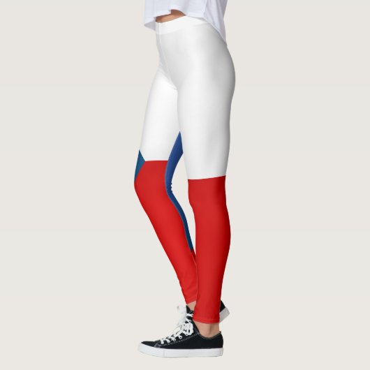 Koel Mode Tsjechische Republiek vlag Leggings (Links)