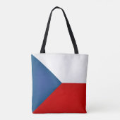 Koel Mode Tsjechische Republiek vlag Tote Bag (Achterkant)
