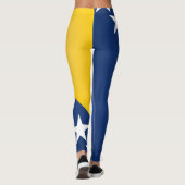 Koel Mode van de vlag van Bosnië en Herzegovina Leggings (Achterkant)