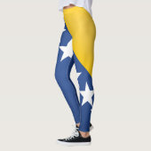 Koel Mode van de vlag van Bosnië en Herzegovina Leggings (Links)