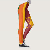 Koel Mode van de vlag van Sri Lanka Leggings (Rechts)