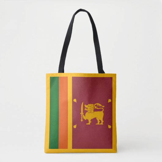 Koel Mode van de vlag van Sri Lanka Tote Bag (Voorkant)