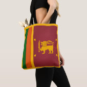 Koel Mode van de vlag van Sri Lanka Tote Bag (Dichtbij)