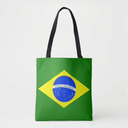 Koel Mode vlag Brazilië Tote Bag (Voorkant)