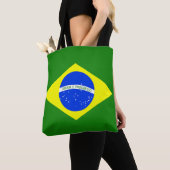 Koel Mode vlag Brazilië Tote Bag (Dichtbij)